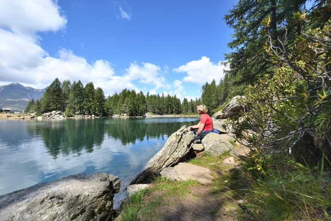 Mansarda Vista Lago A Campodolcino Kültér fotó